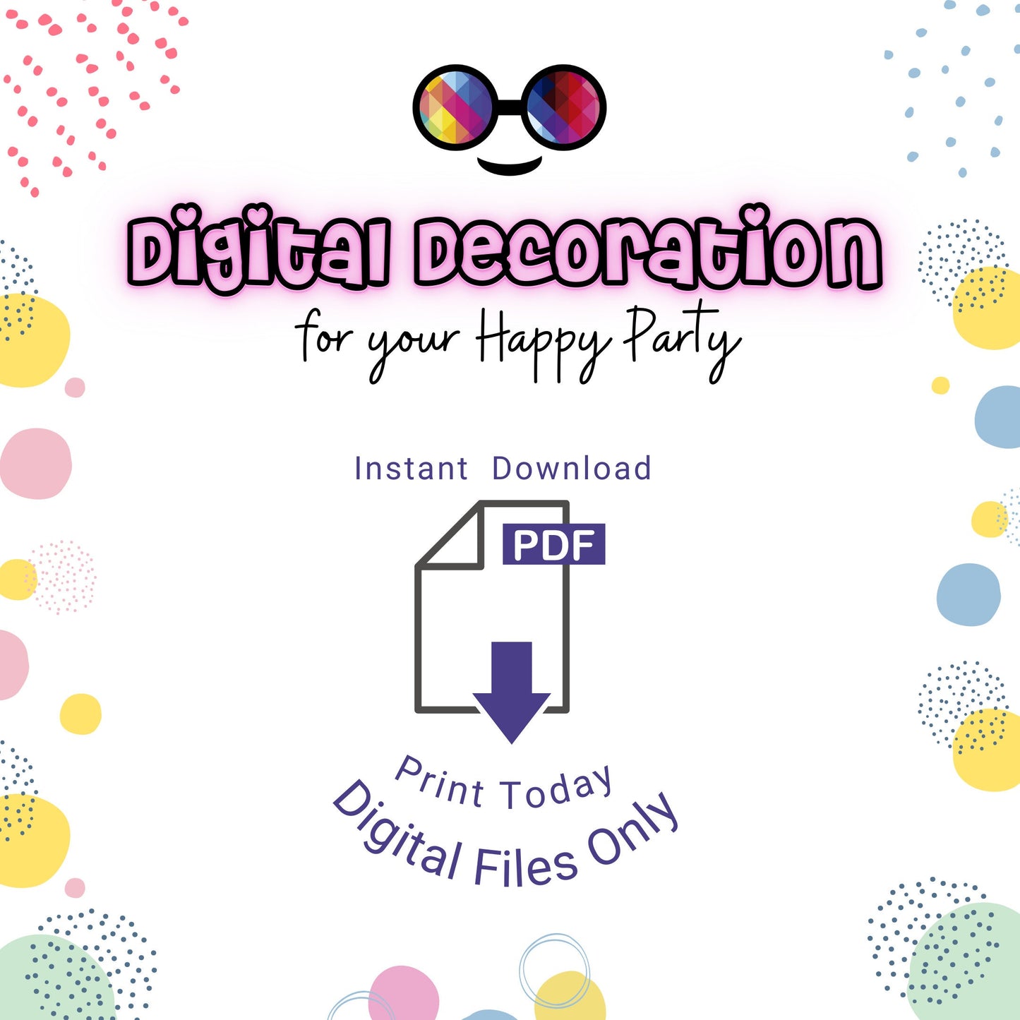 Summer Cupcake Toppers | Tropical Blue Cupcake Toppers | Kids party decorations | Instant Download | Digital | Summer Birthday Party Themed