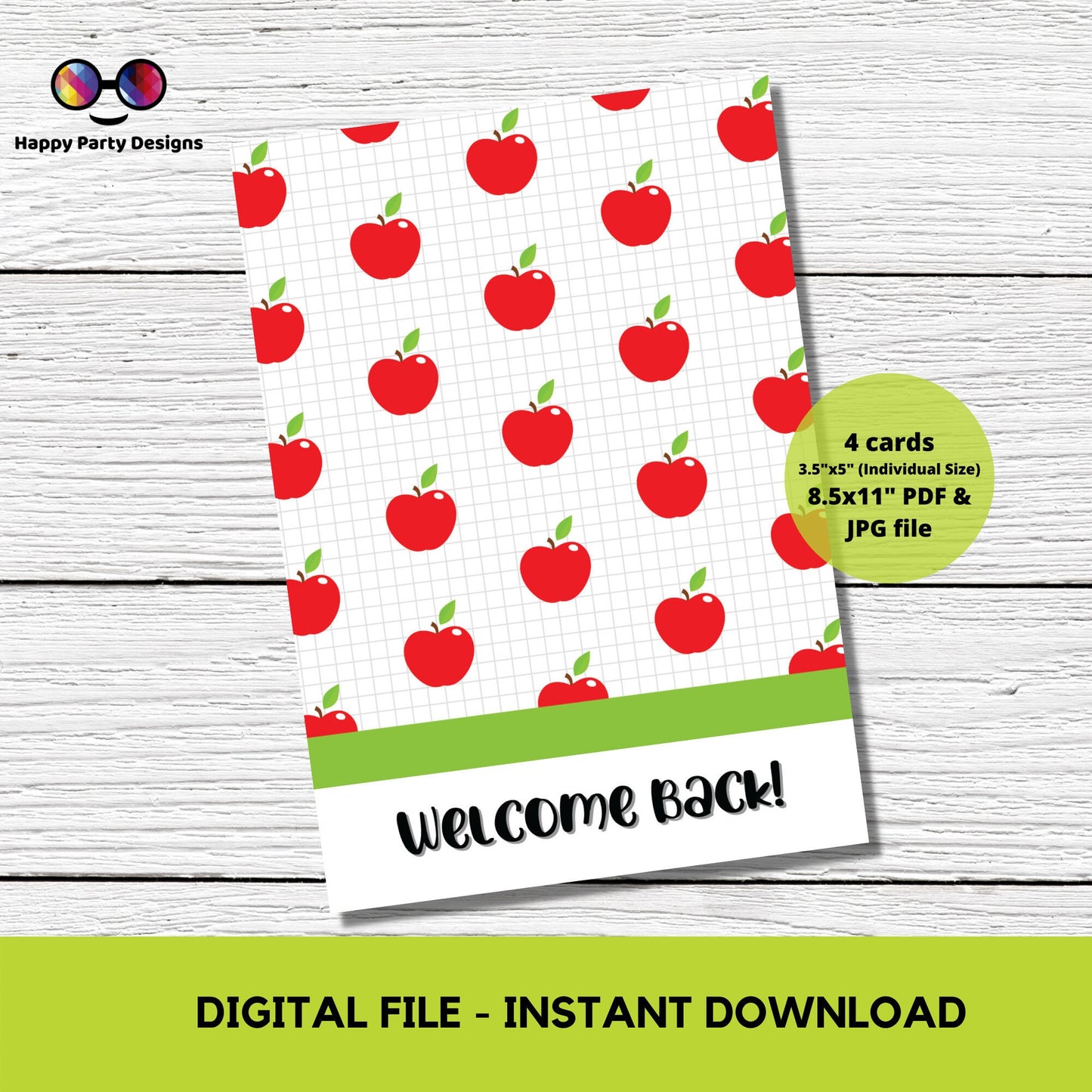 Welcome back Cookie Tag 3.5" X 5" | Back to School Tag | Back to School Printable Mini Cookie Card