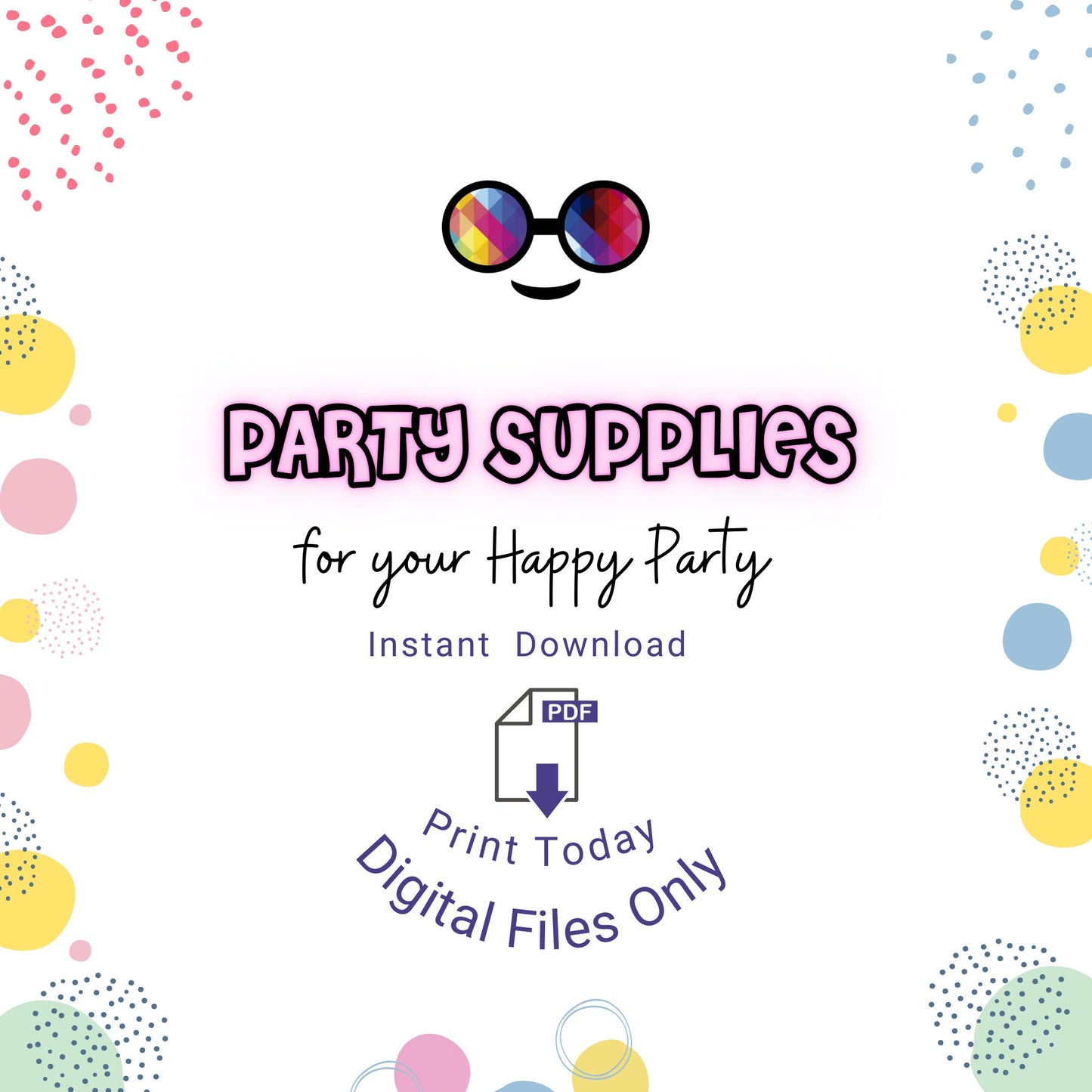 90s Birthday Banner Printable | 90s Party Banner | Girl Birthday | Instant Download | Digital | Printable| 90s Party Decoration | Nostalgia