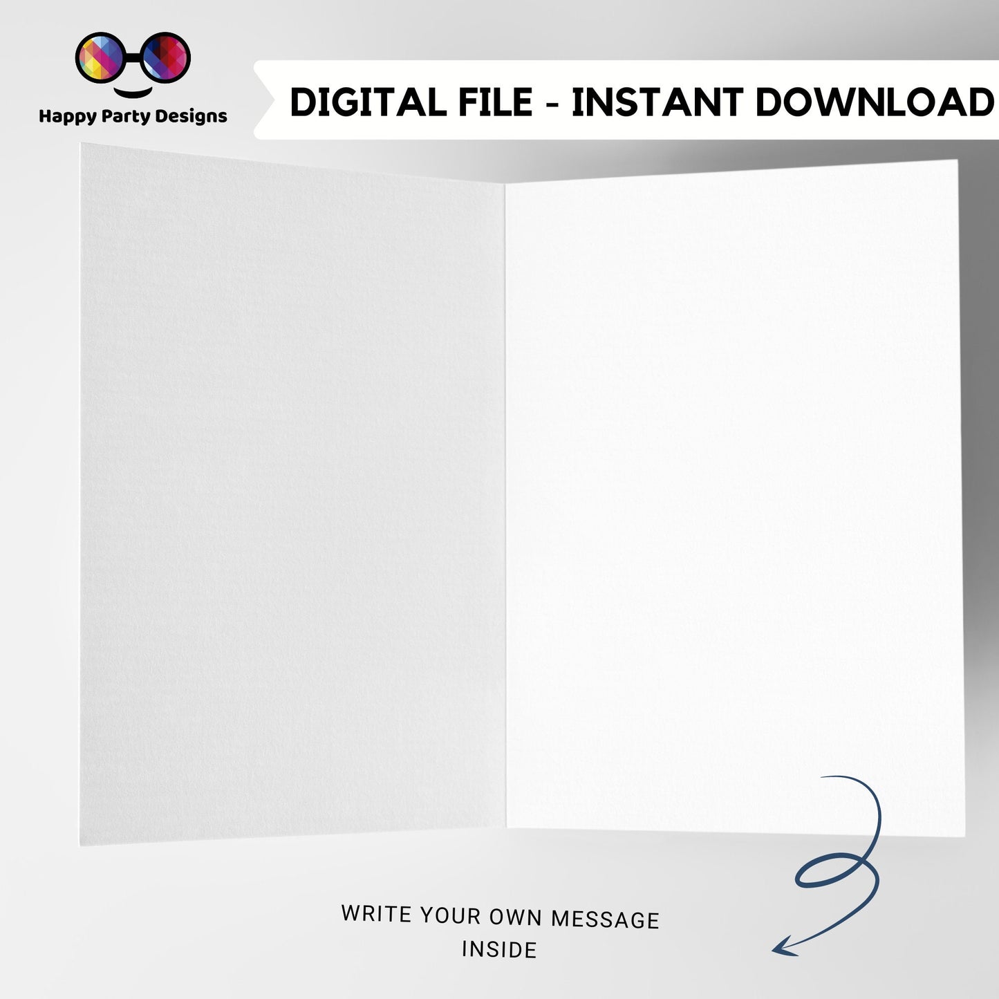 PRINTABLE Christmas card | Christmas Card | Holiday Card | Oh what fun | Instant Download