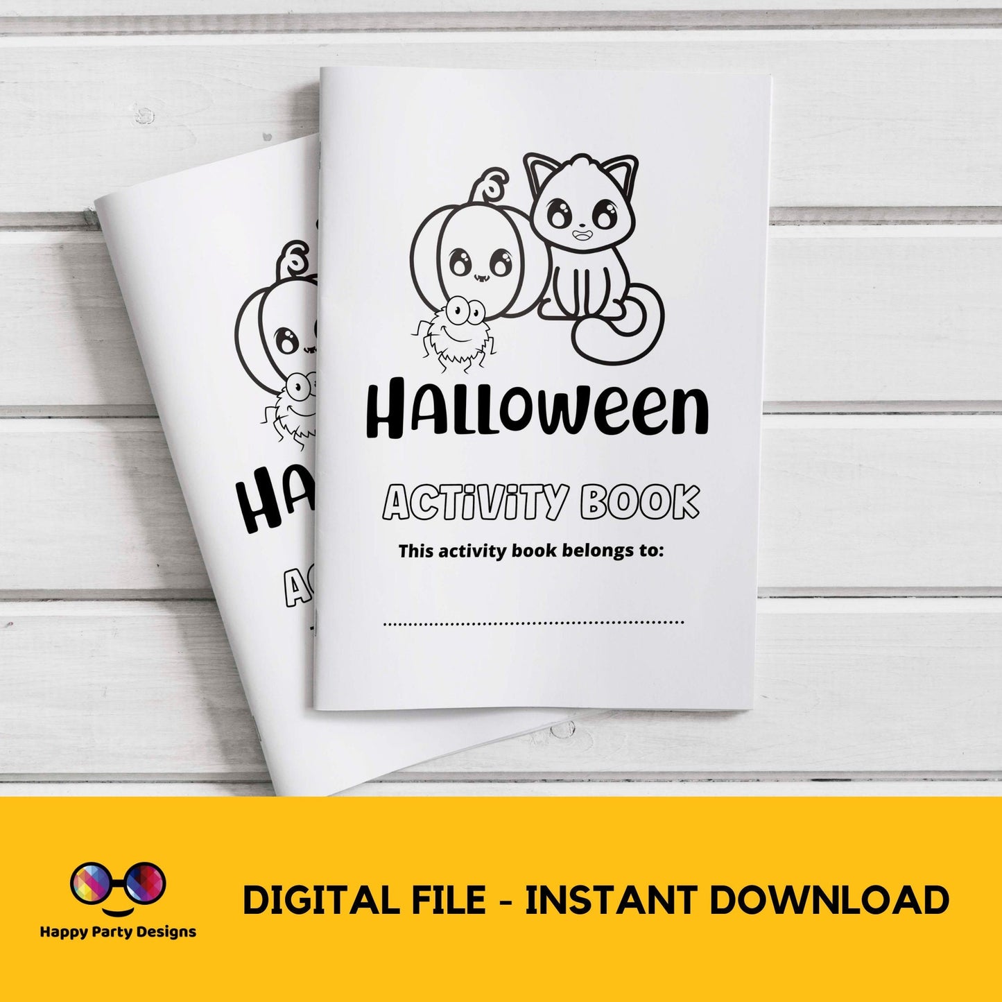 Halloween Activity Booklet | Coloring booklet for Halloween | Printable Activity Book Halloween Party | Printable Activity Booklet