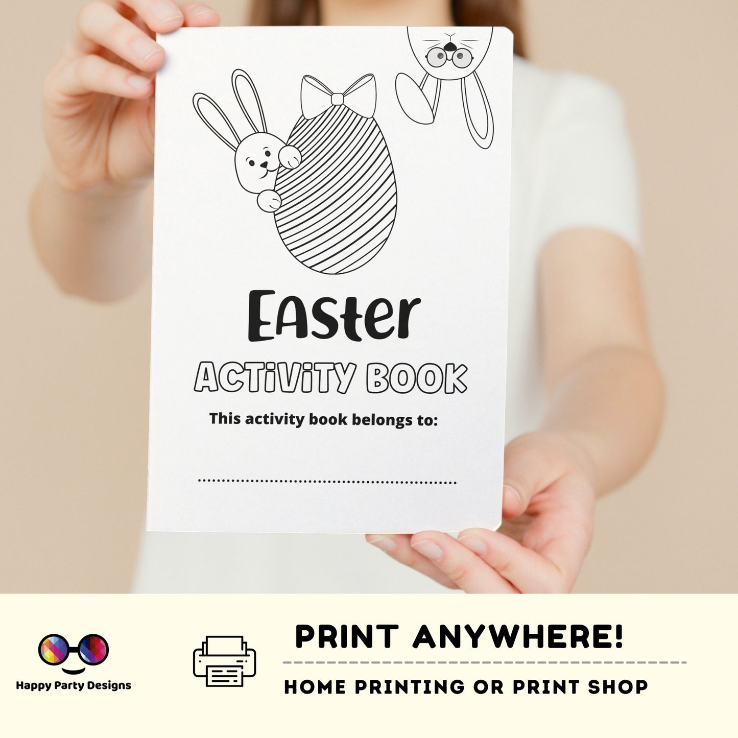 Easter Kids Activity Book | Coloring book for easter | Printable Activity Book Easter | Kids Keepsake Easter Kids Craft Easter Activity Pack