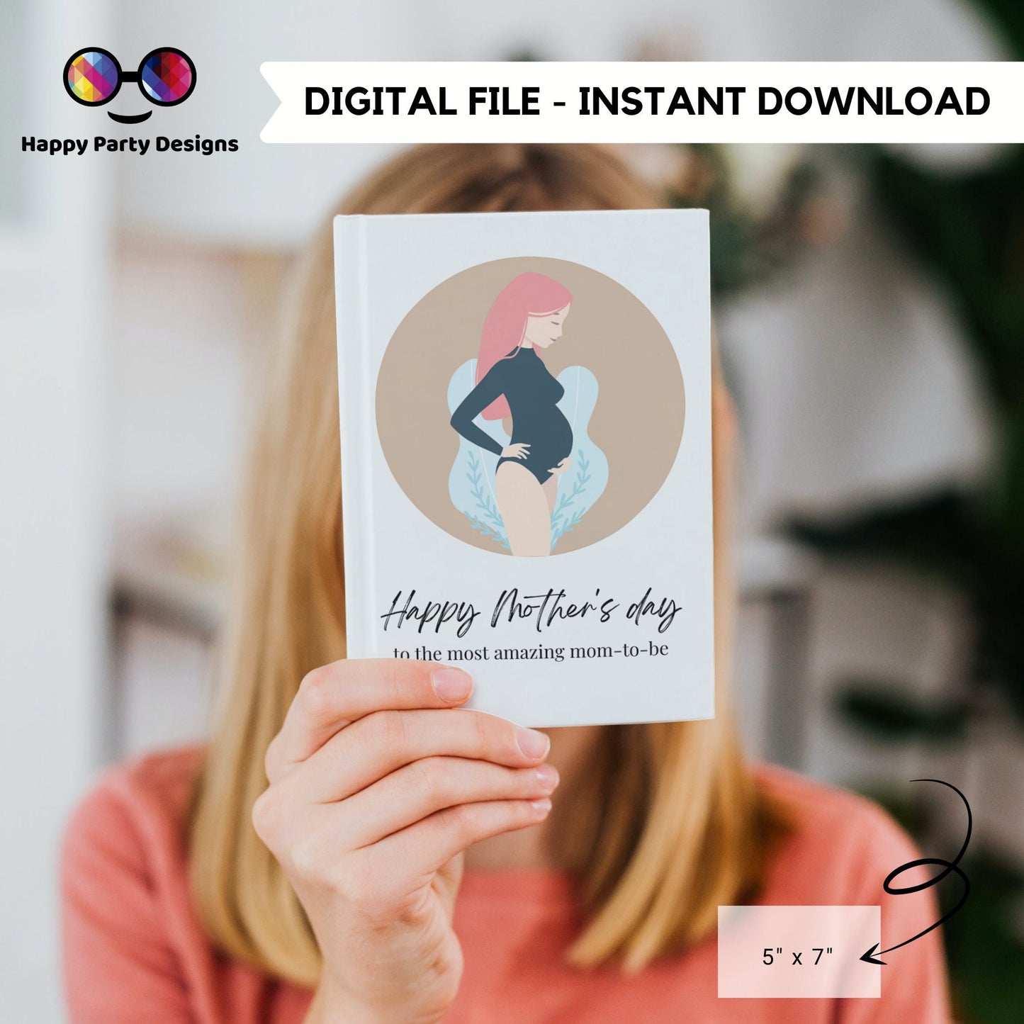 Mothers day Card | Mom Card | Happy mothers day card | Mom Card | for sister | best friend | Instant Download