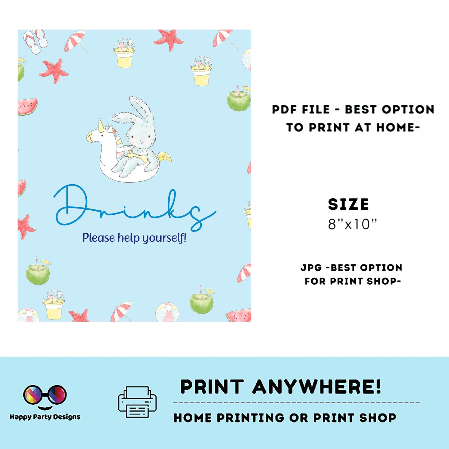 Editable pool baby bash Sign | boy Baby shower | pool shower Decorations | Boy | Pool buffet Sign | pool party | baby boy #B1