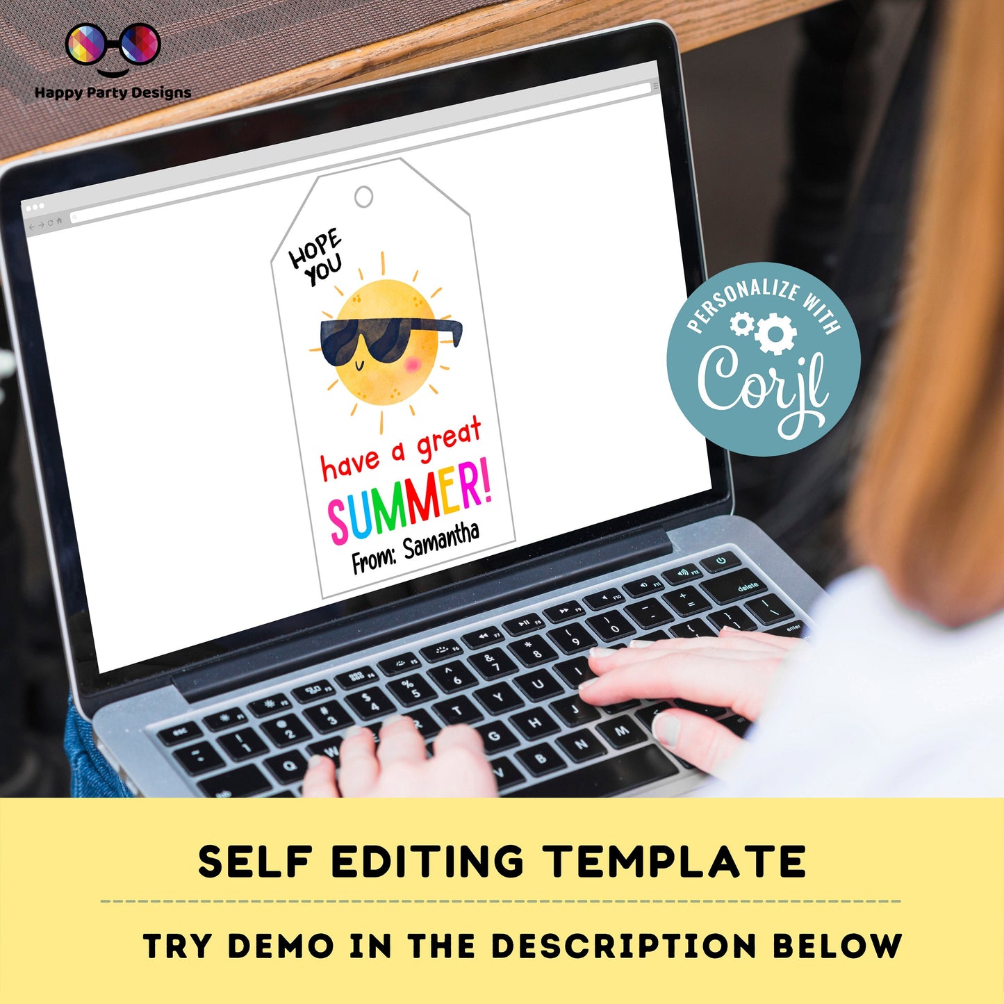 End of School Year editable Tag | Gift Tags | Printable Teacher Tags | Last Day of School | Student Gift Tags | PTO PTA tags #SCH1