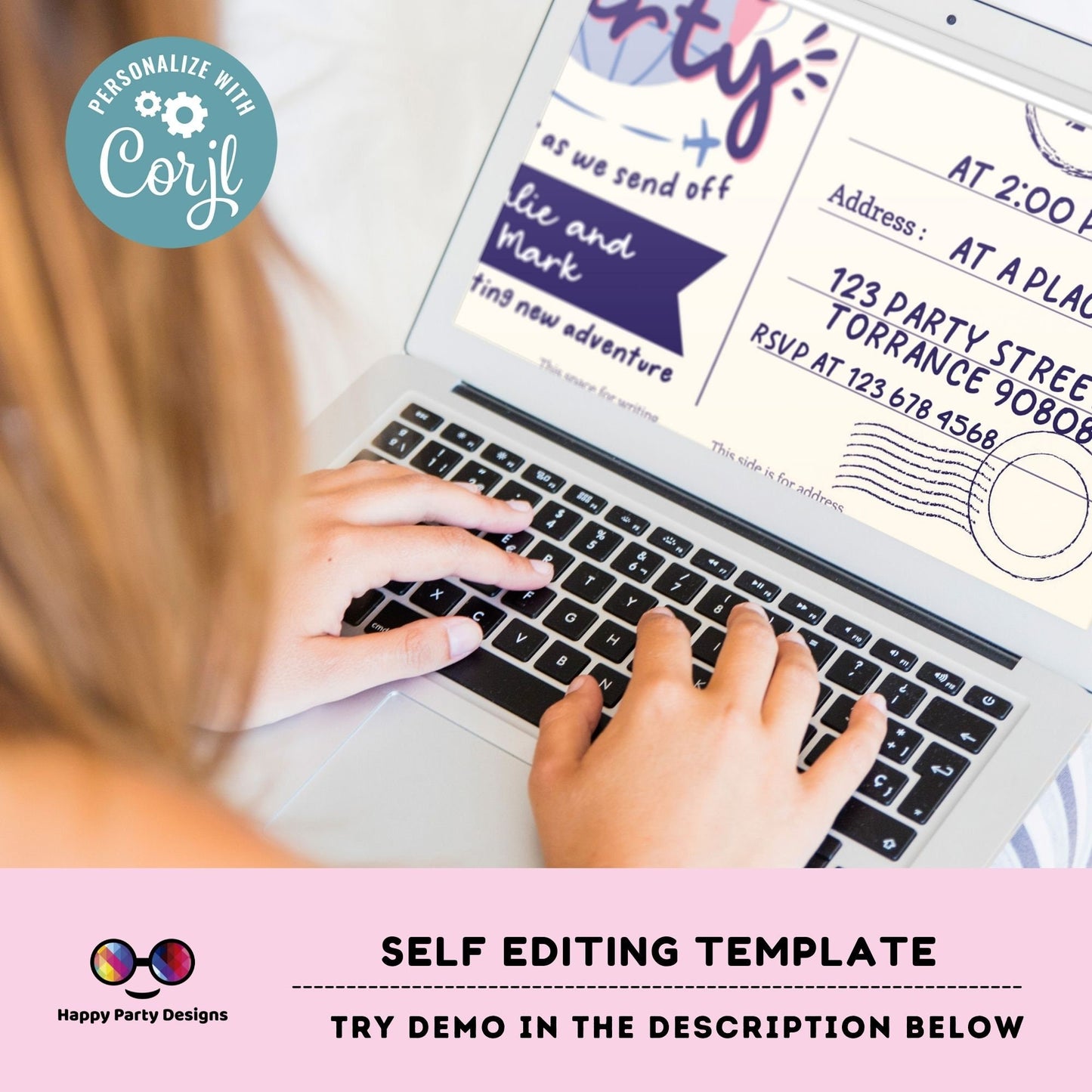 Farewell Party Invitation Template with photo | Going Away Party Invitation | Farewell Party Invite | Moving Party Invite | Bon Voyage #A8