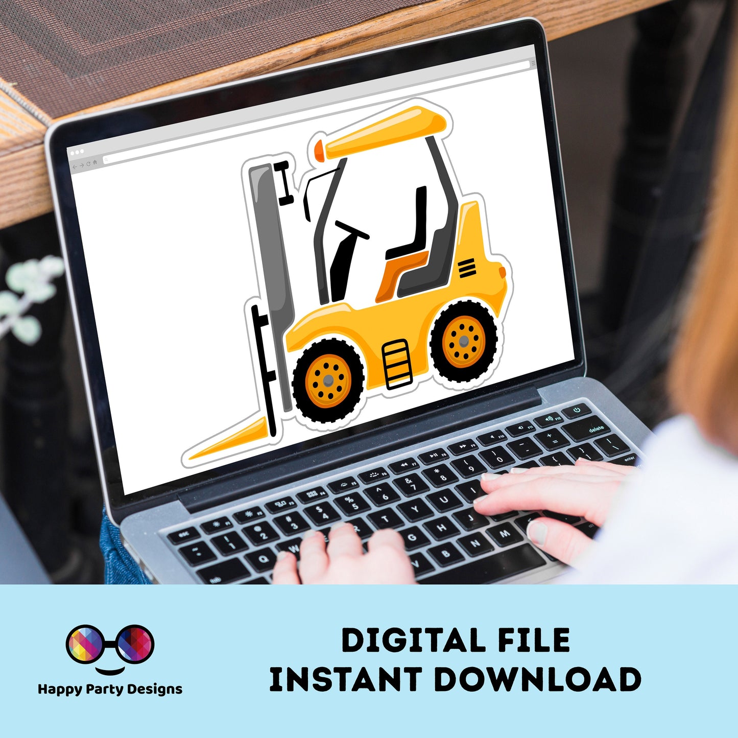 PRINTABLE construction trucks Toppers | under construction party Cake Toppers | trucks Cake Toppers Centerpieces #K105