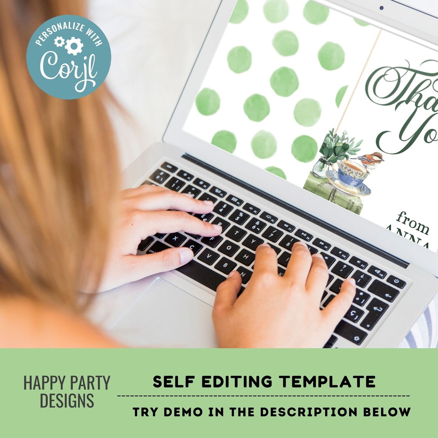 Book Themed Thank You Card Download | Bridal Shower | Baby Shower | Folded Notes Blank Inside | Printable Coffee Thank You Note #W6