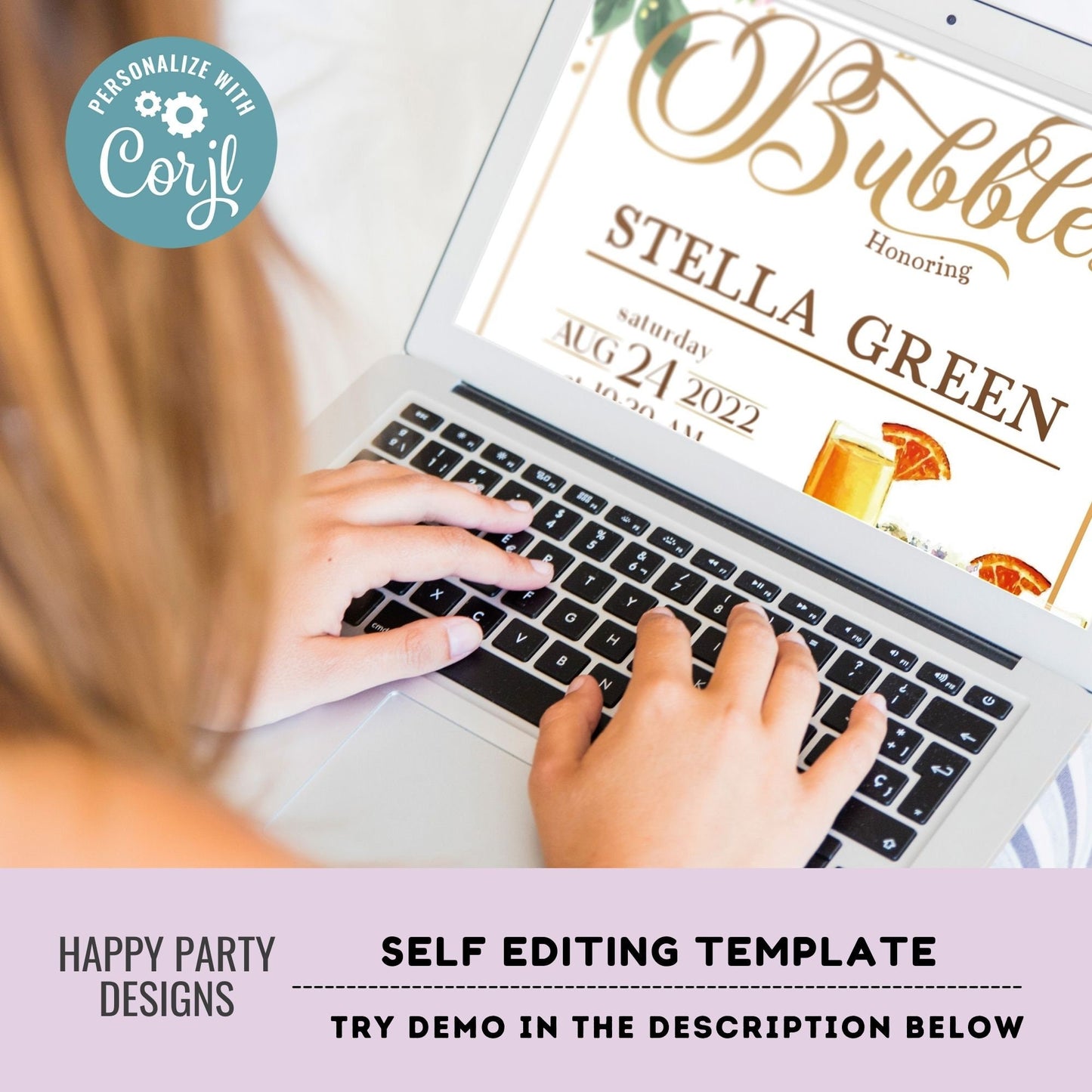 Books and bubbles Themed Bridal Shower Invitation | Love Story Bridal Shower Invitation | Bridal Brunch Wedding Shower | tea Bridal #W9