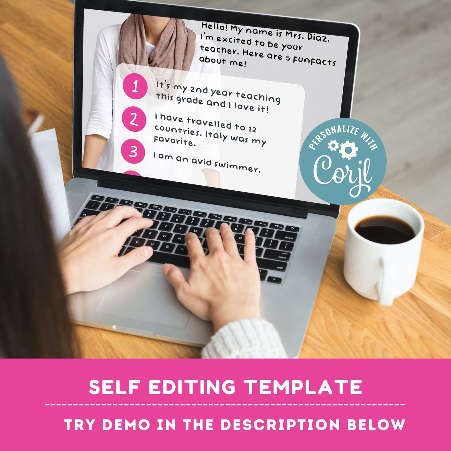 Editable Meet the Teacher modern Template | Meet the Teacher Template | Back to School | Welcome Letter Printable | Meet the Teacher #S2