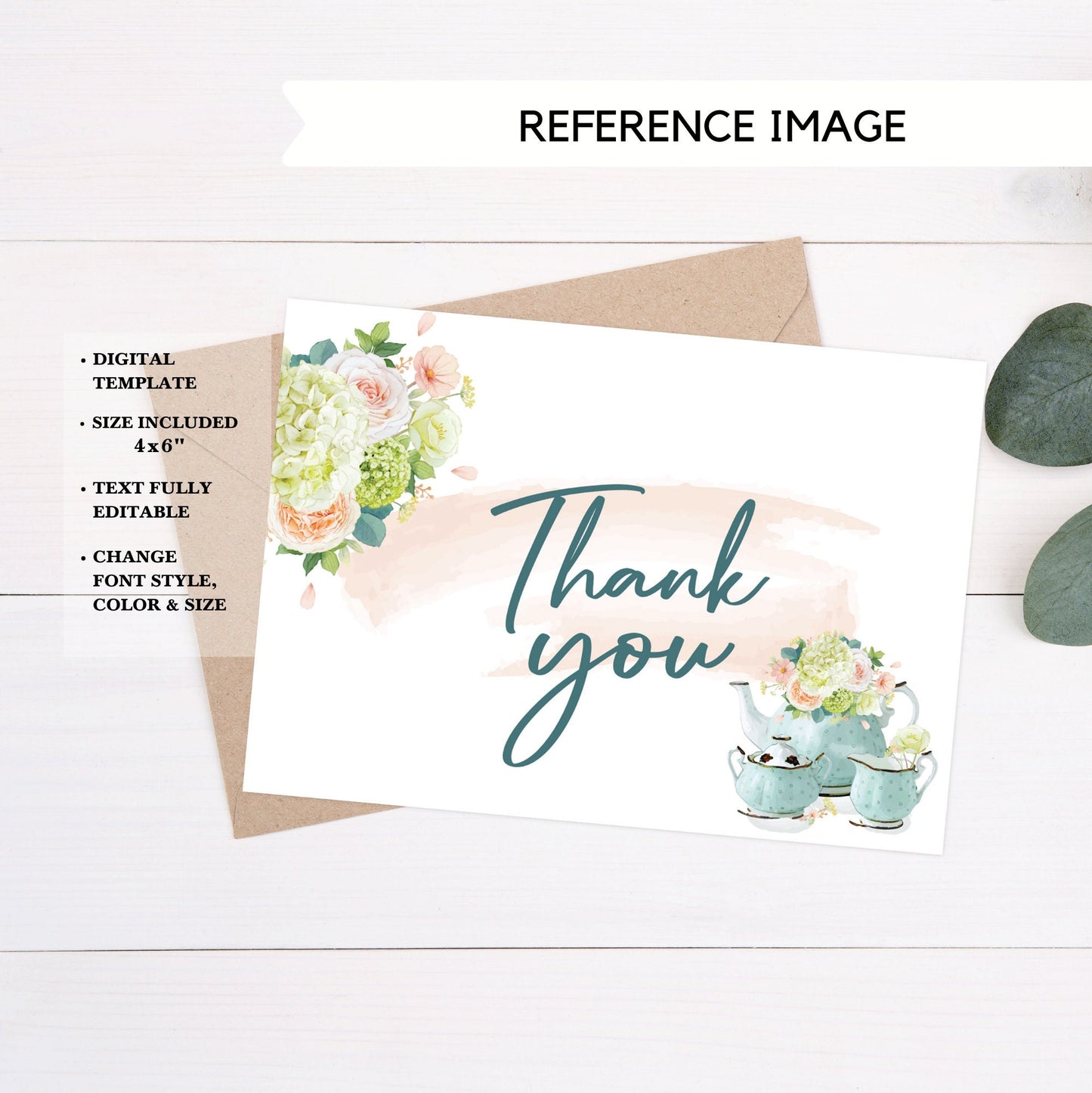 Matching Thank you Card