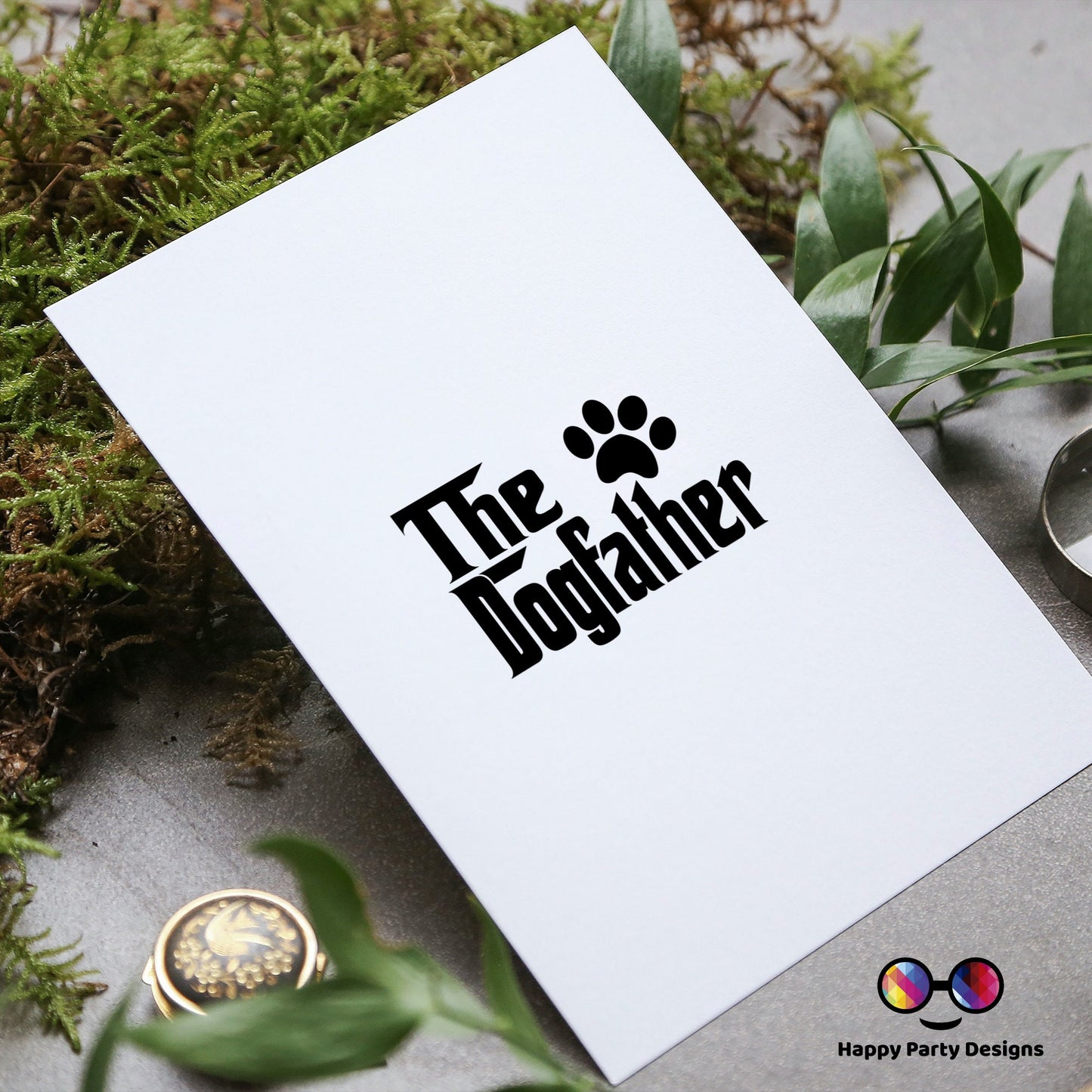 Dog Fathers Day Card | Instant Download | Fathers day Card from the dog  | Card from the dog  |  From the dog