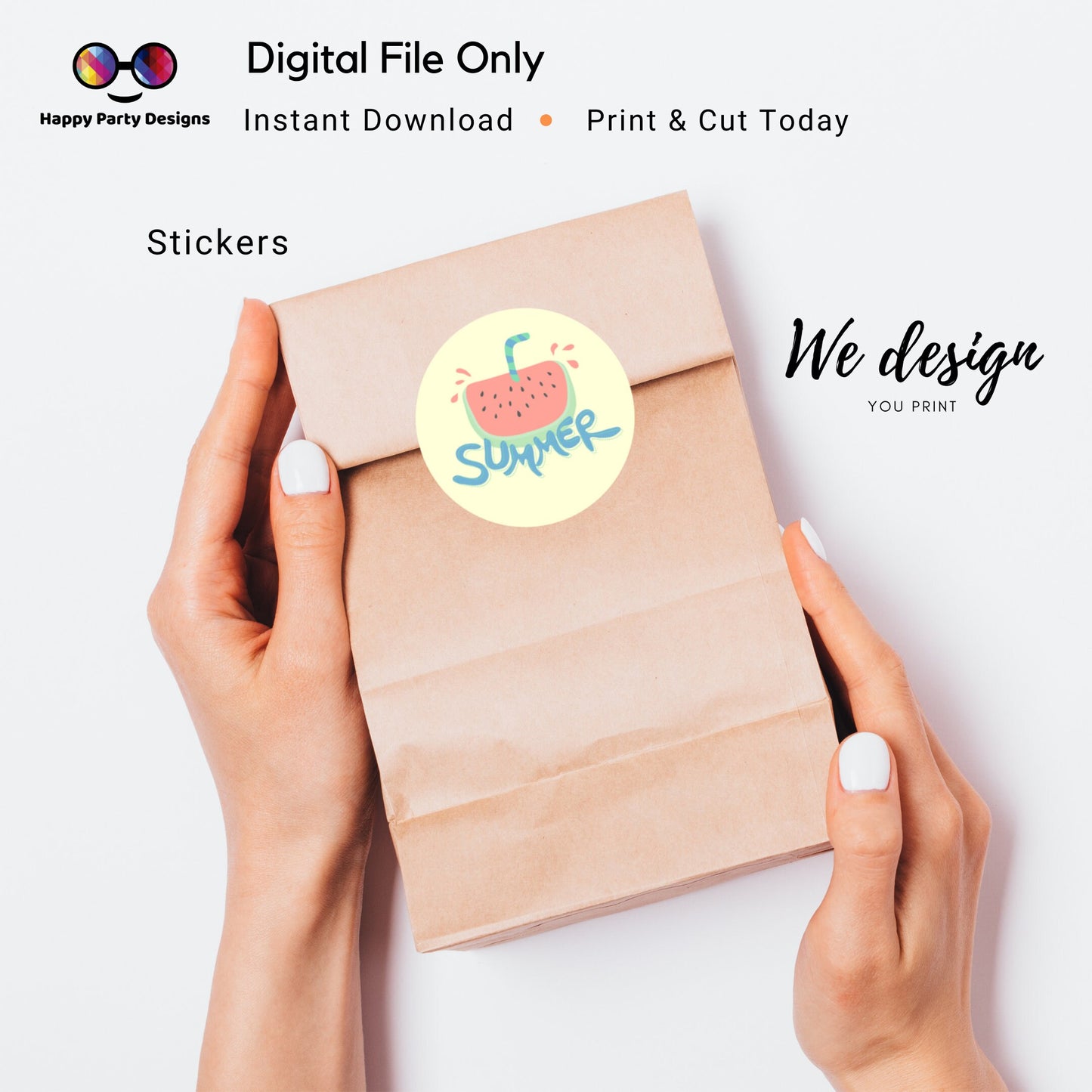 Summer Cupcake Toppers | Tropical Pink Cupcake Toppers | Kids party decorations  | Instant Download | Digital | Summer Birthday Party Themed