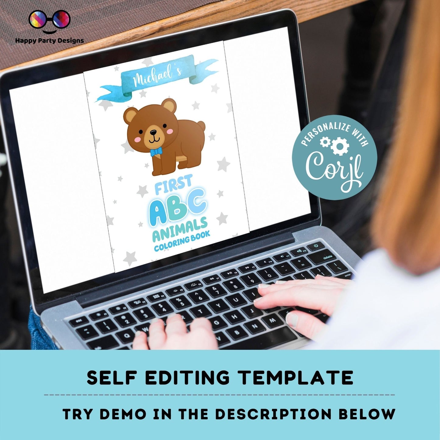 Baby Shower Coloring Book for boys 8.5x11"| First ABC coloring book for Baby Shower |Printable ABC Book Baby Shower Activity | Baby Keepsake
