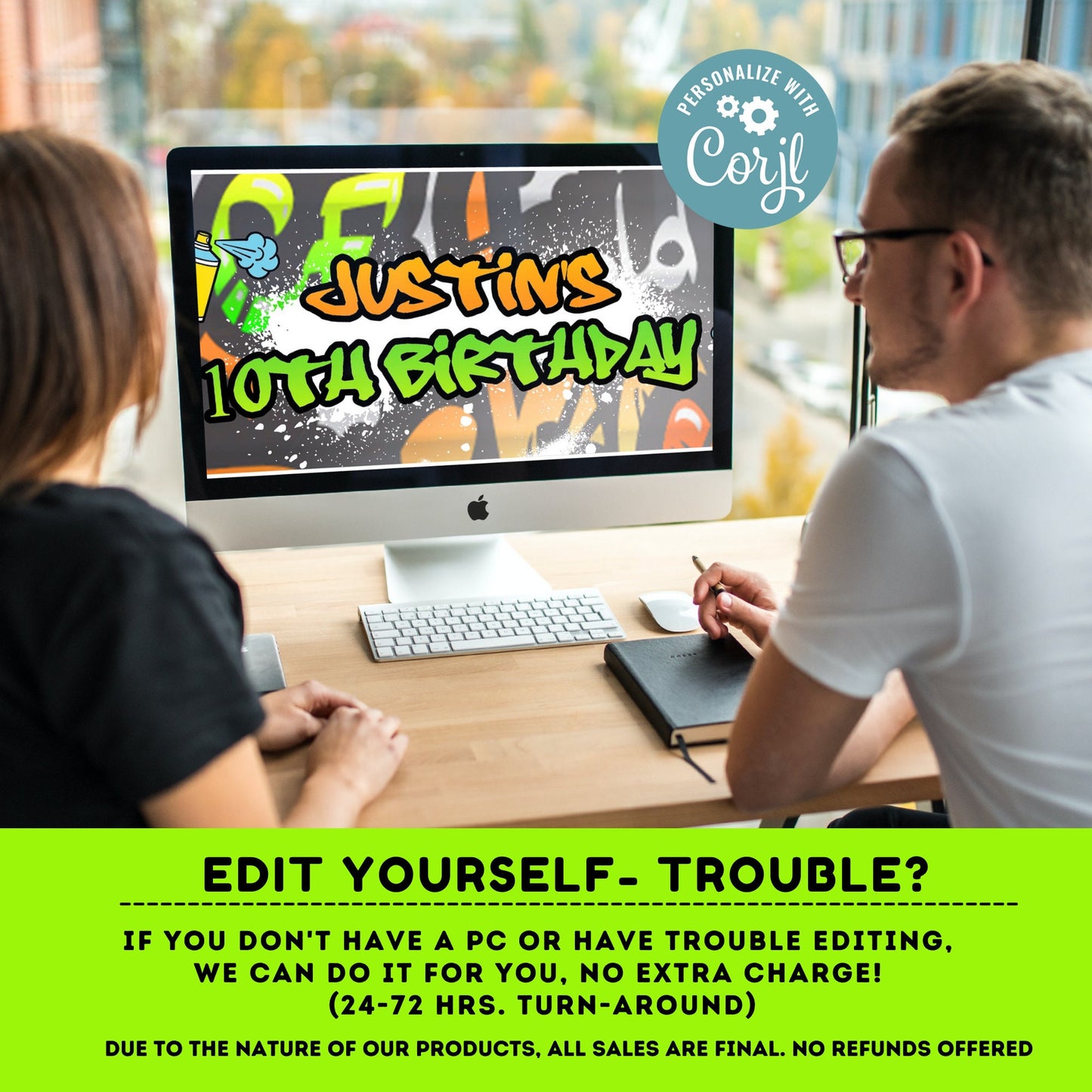 editable Graffiti water bottle labels | digital labels |  printable graffiti labels |  graffiti party |  bottle labels  | Birthday Boy #K1