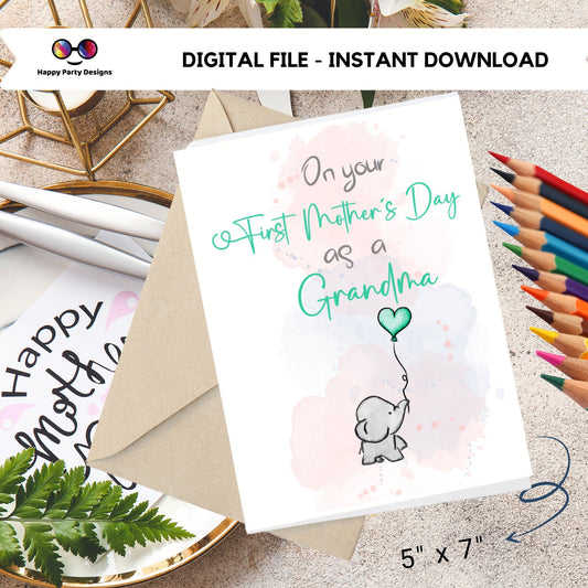 Mothers day Card | Mom Card | Grandma Card | Happy mothers day card | Mom Card | Grandma |  best friend | Instant Download