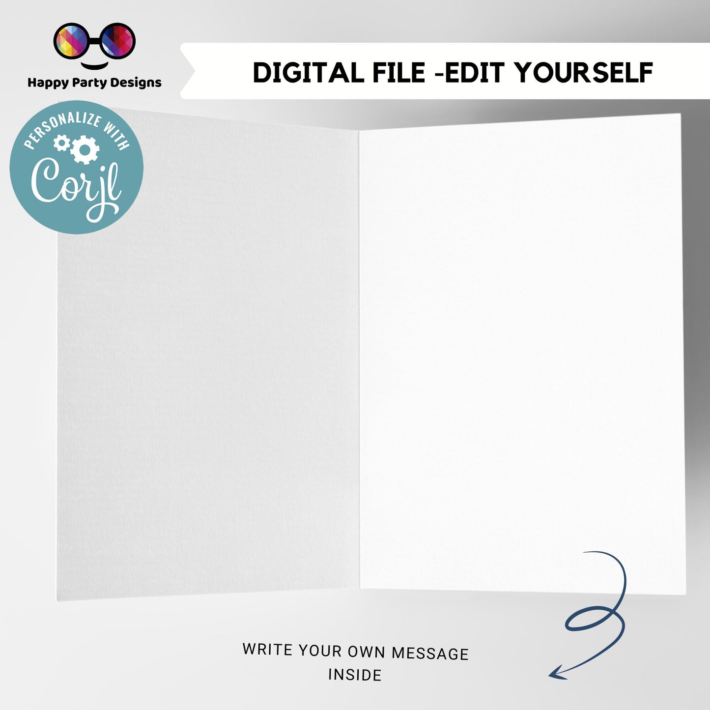 Editable First Mothers Day Card | Photocard | Editable card with photo  | Mothers Day editable card  |  Digital File | Instant Download