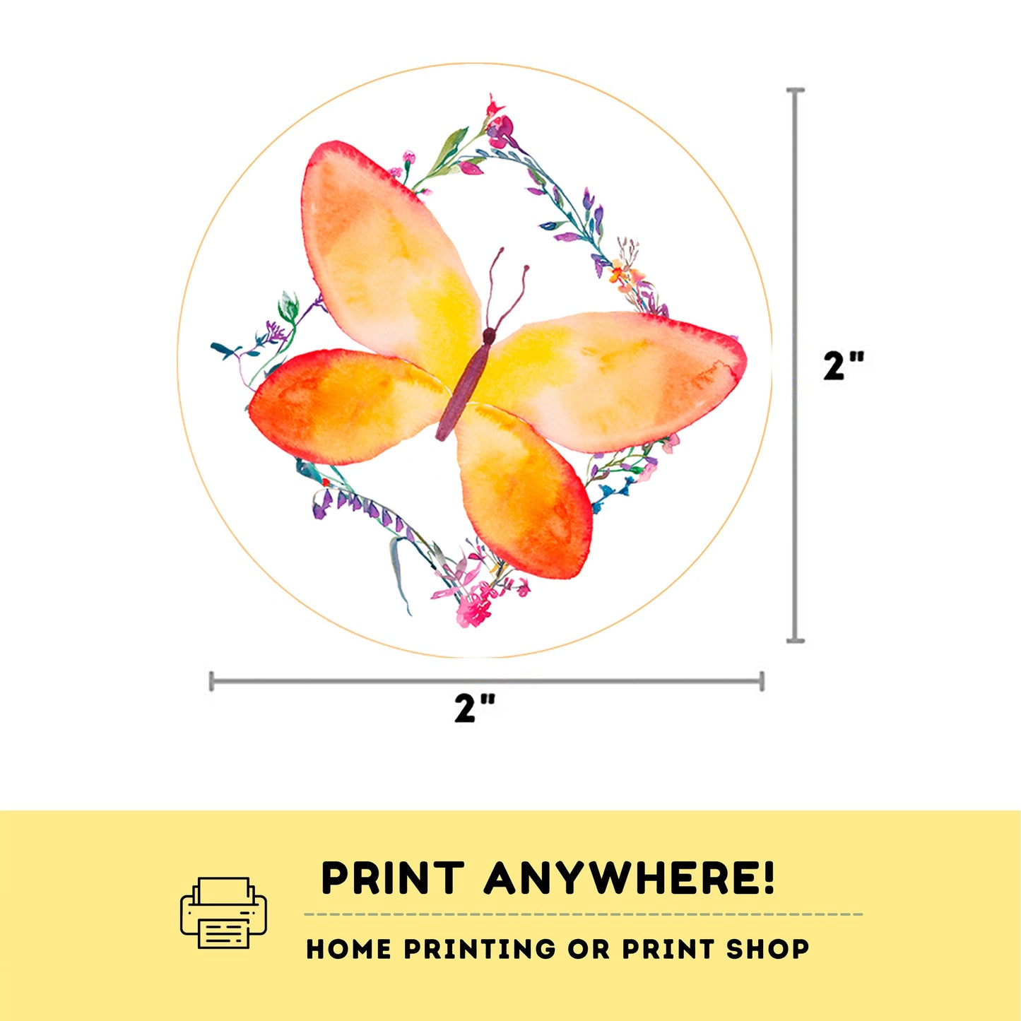 Wildflower cupcake toppers | Instant download | Little Wildflower | Garden Birthday Party | Whimsical Spring | Meadow Birthday Party #K73