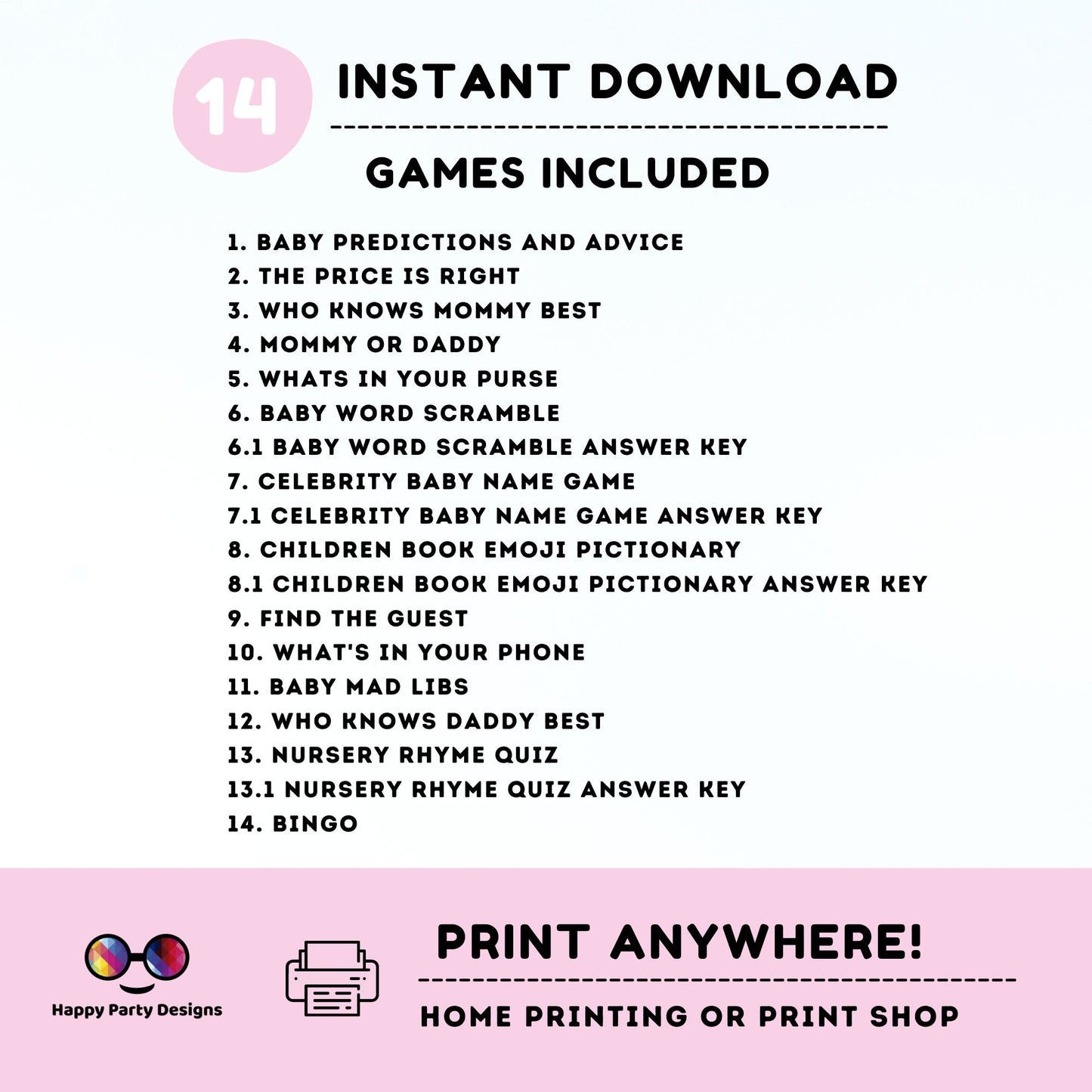 Instant lemon baby shower games bundle | lemons baby shower games | Baby girl | summer baby shower | lemon baby shower games #B8