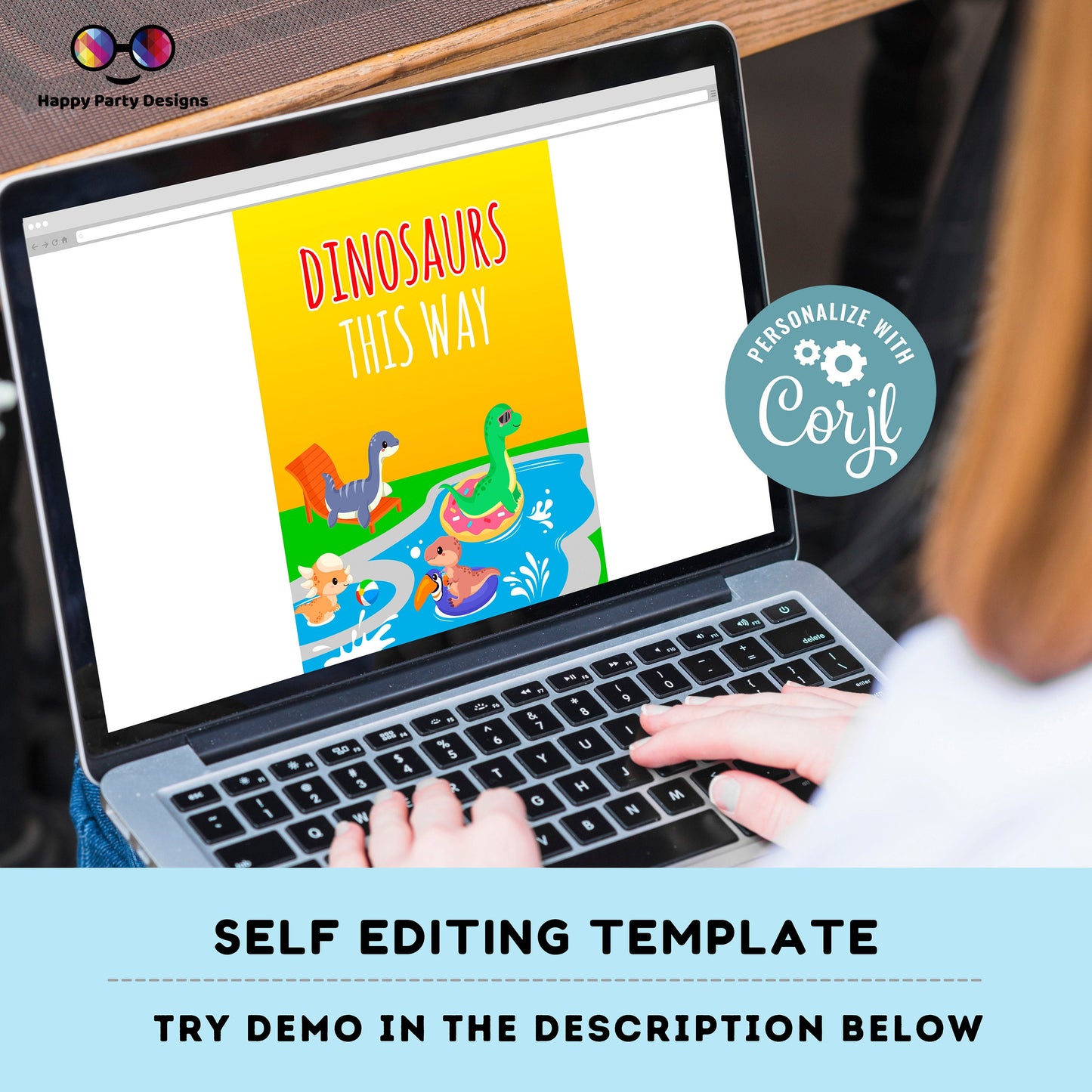 Editable Dinosaur Pool Party Signs (3)  | Dinosaur birthday | Girl | Boy | Dinosaur buffet Sign Sign | Dinosaur pool party Sign #K83