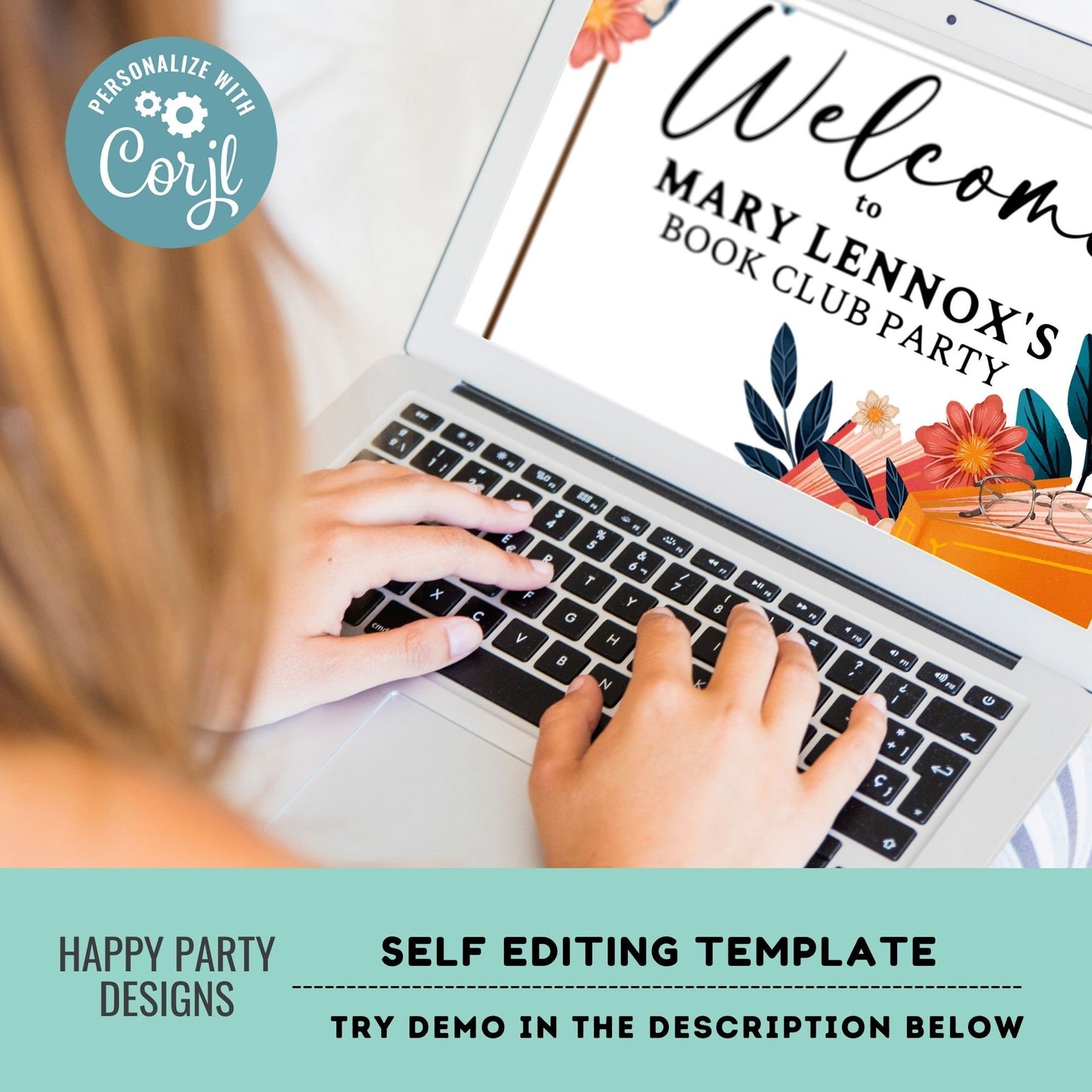 Editable Welcome Sign | Books and flowers Bridal Shower Welcome Sign Template | Printable Book Bridal Shower | books party | book party #A13
