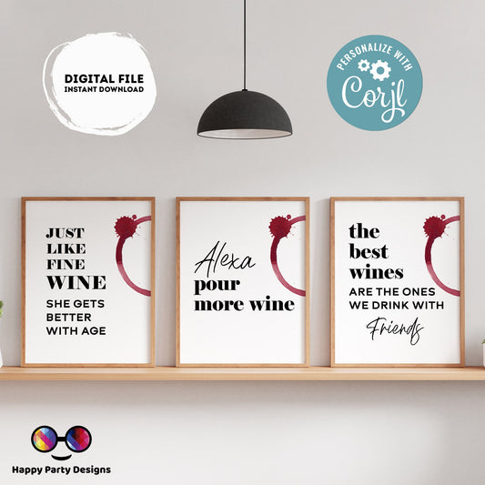 Editable Welcome Sign | wine party Minimalist 40th Birthday Party Welcome Sign | birthday Decorations | Welcome Sign | wine birthday #A10