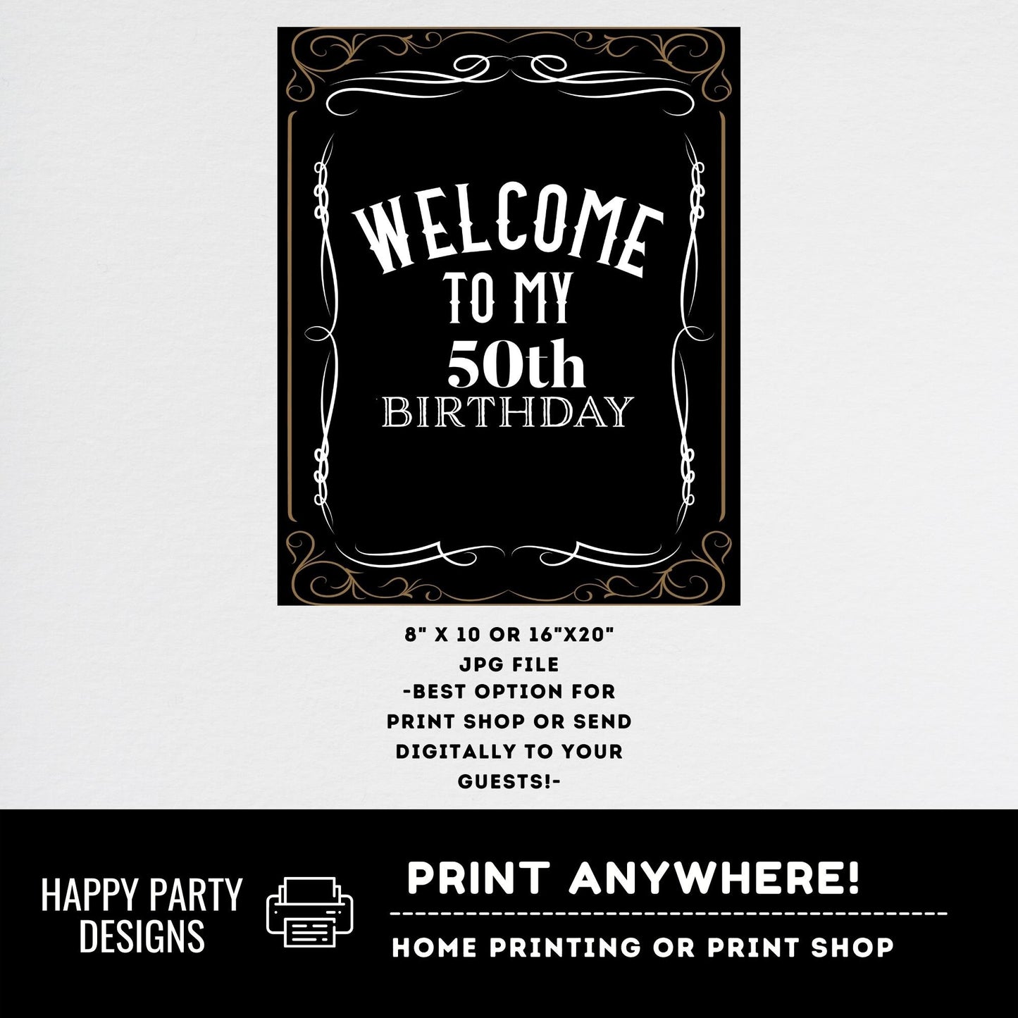 Editable Aged to Perfection Welcome Sign | text fully editable Welcome Sign | birthday Decorations | Whiskey Label Welcome Sign #A16