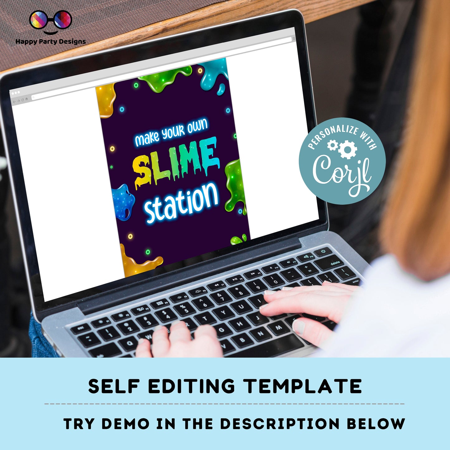 Slime Sign | Editable slime Sign | slime birthday | slime birthday Decorations | Birthday boy | slimy buffet Sign | slime party  #K125