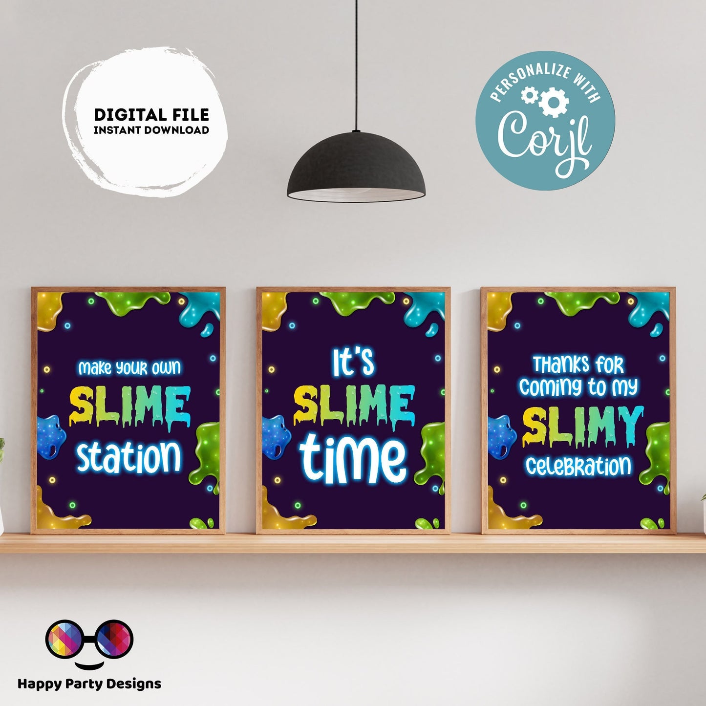 Slime Sign | Editable slime Sign | slime birthday | slime birthday Decorations | Birthday boy | slimy buffet Sign | slime party  #K125