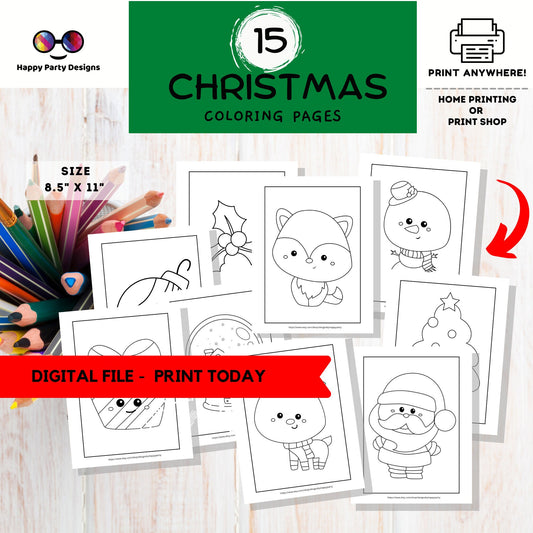 Cute Christmas Kids coloring pages | Coloring sheets for Christmas | Printable Holidays | Kids activity | coloring pages for preschoolers